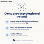 SOMÉLYA — Oreiller Ergonomique à Mémoire de Forme