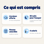 Ce qui est compris avec l'oreiller Somélya